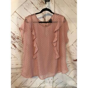 Torrid size 2 pink blush blouse Top